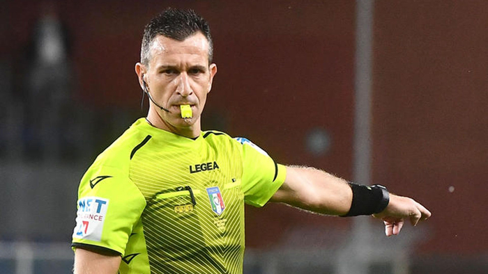 意甲裁判Daniele Doveri将执法米兰德比|AC米兰|国际米兰队|国际米兰|意甲联赛|ac米兰_新浪体育_新浪新闻